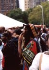 Amerikaner beim Carnival in Brooklyn